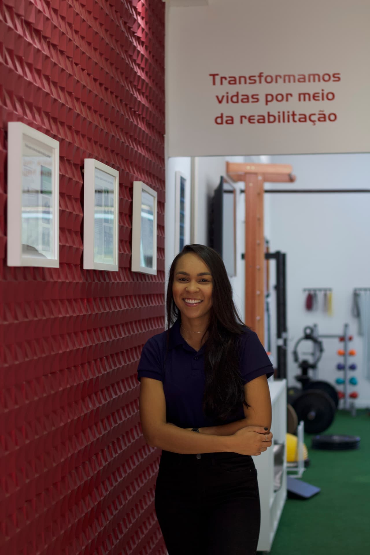 Retrato de Keila Sâmera, fisioterapeuta da Return to Play