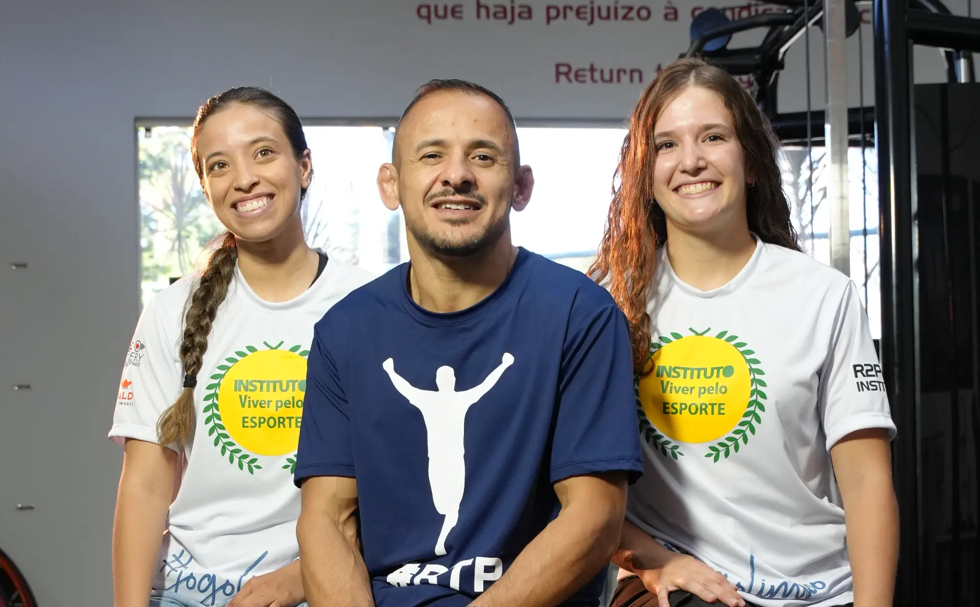 Equipe do Instituto Viver pelo Esporte