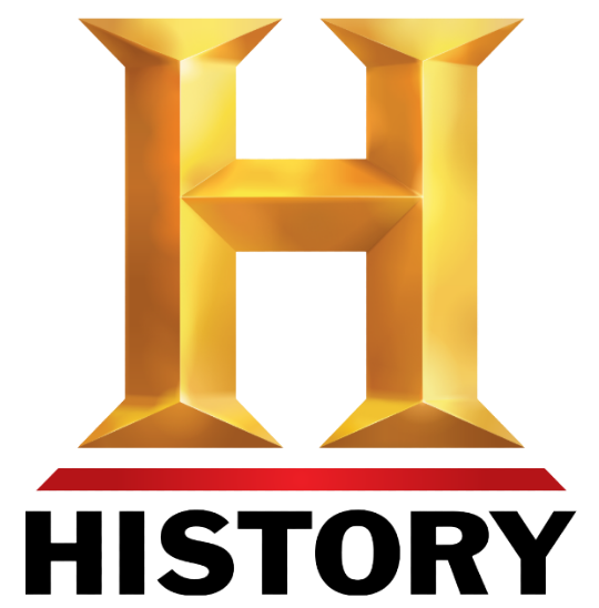 Logomarca History Channel, veículo em que Marcio Oliveira participou