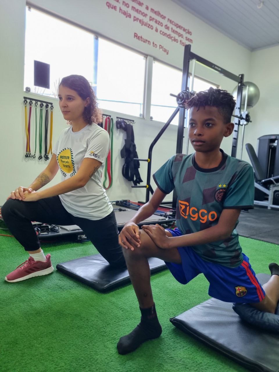 Atividade esportiva acompanhada pelo Instituto Viver pelo Esporte