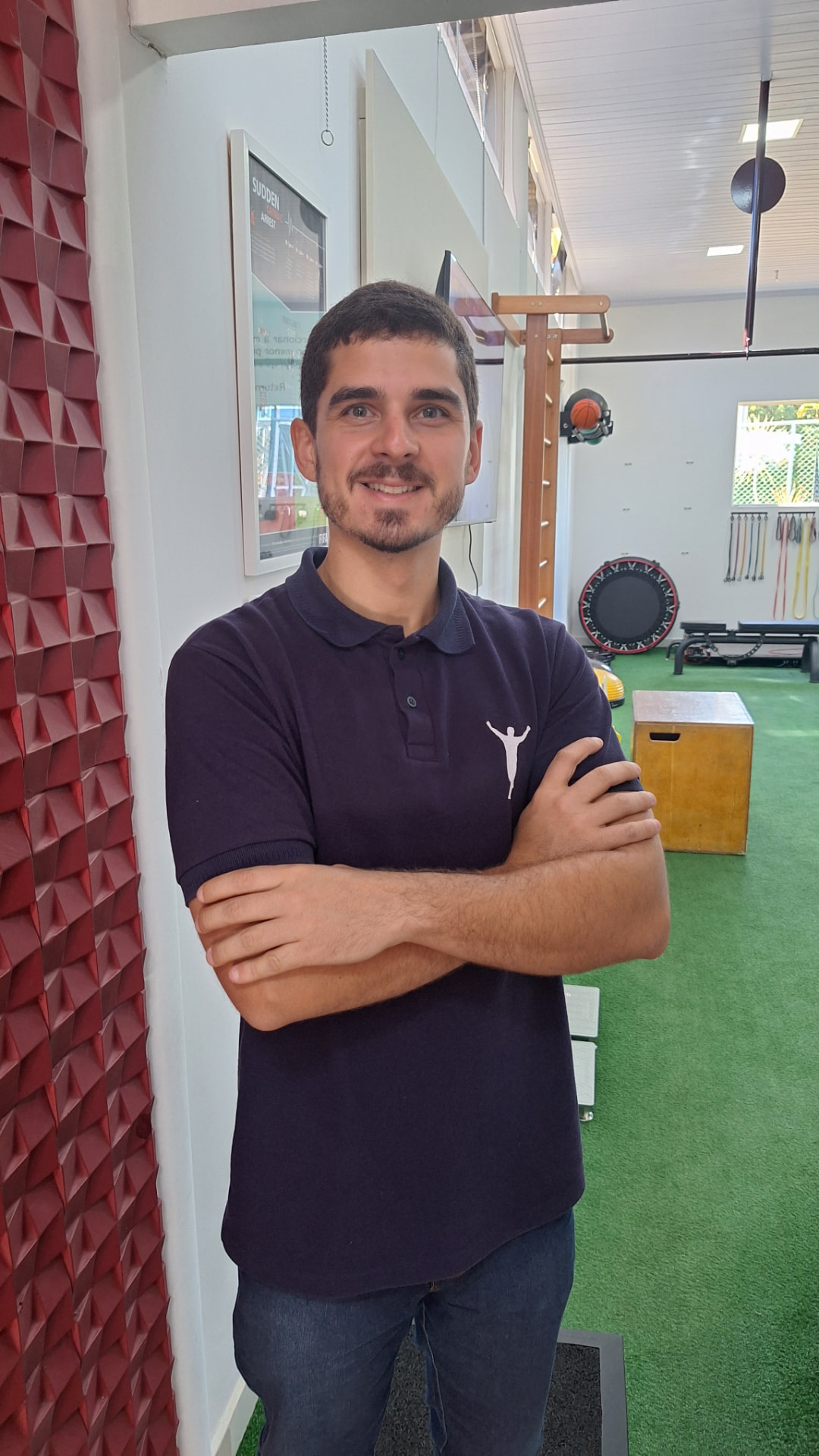 Retrato de Gabriel Figueiredo, fisioterapeuta da Return to Play